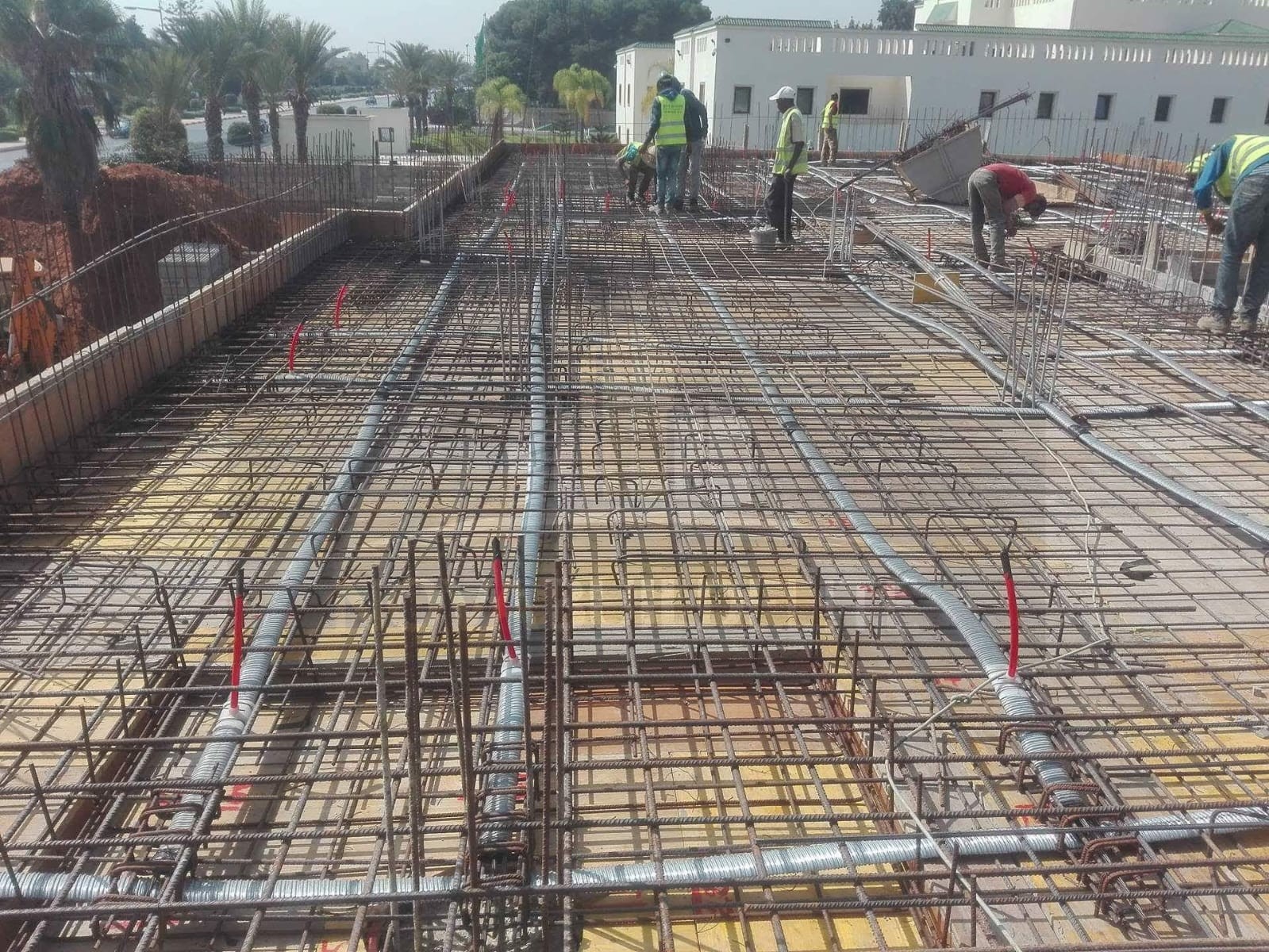 Chantier de construction actif